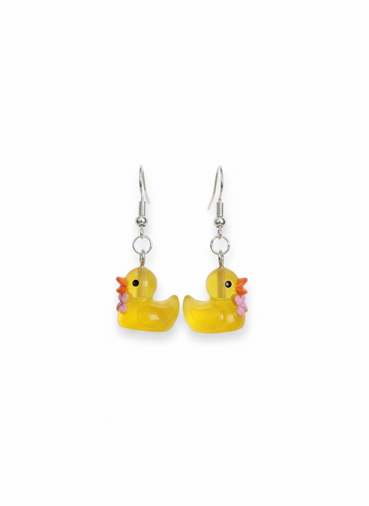Pink Bow Tie Rubber Ducky
