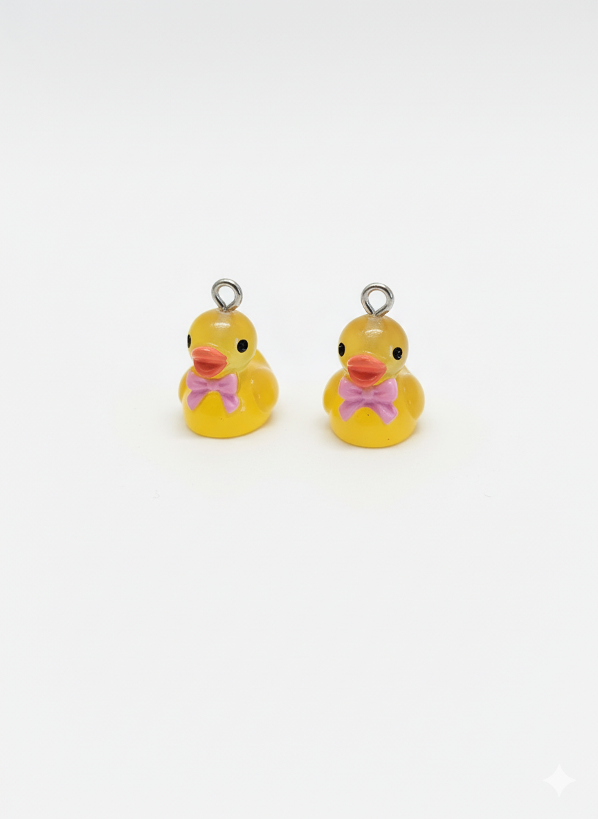 Pink Bow Tie Rubber Ducky
