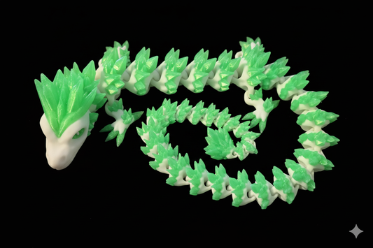 Green & White Dragon