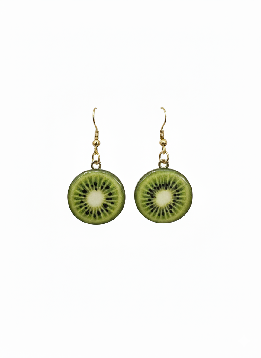 Kiwi Fruit Earrings