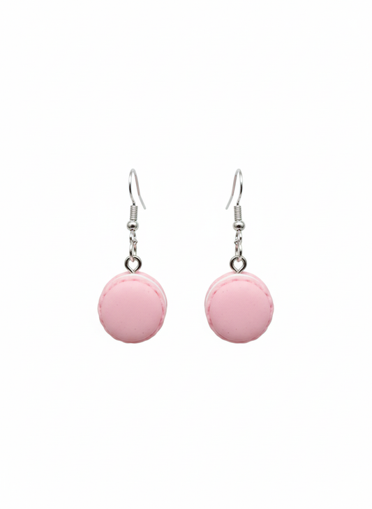 Baby Pink Macaroon earrings