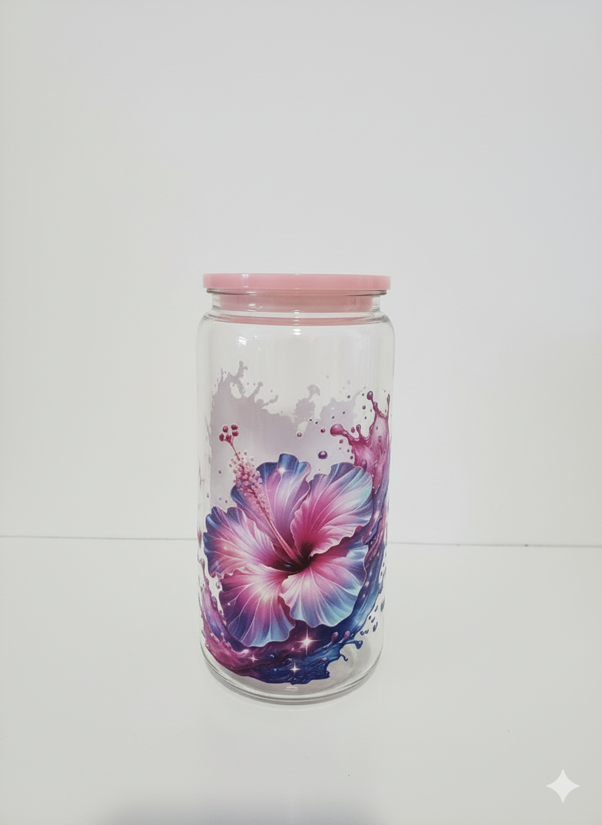 Magical Flower Tumbler Pinks & Blues