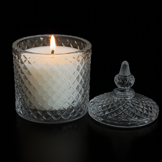 Ambered Sandalwood Scents Soy Wax Candle