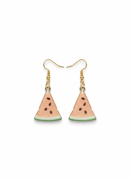 Rockmelon earrings